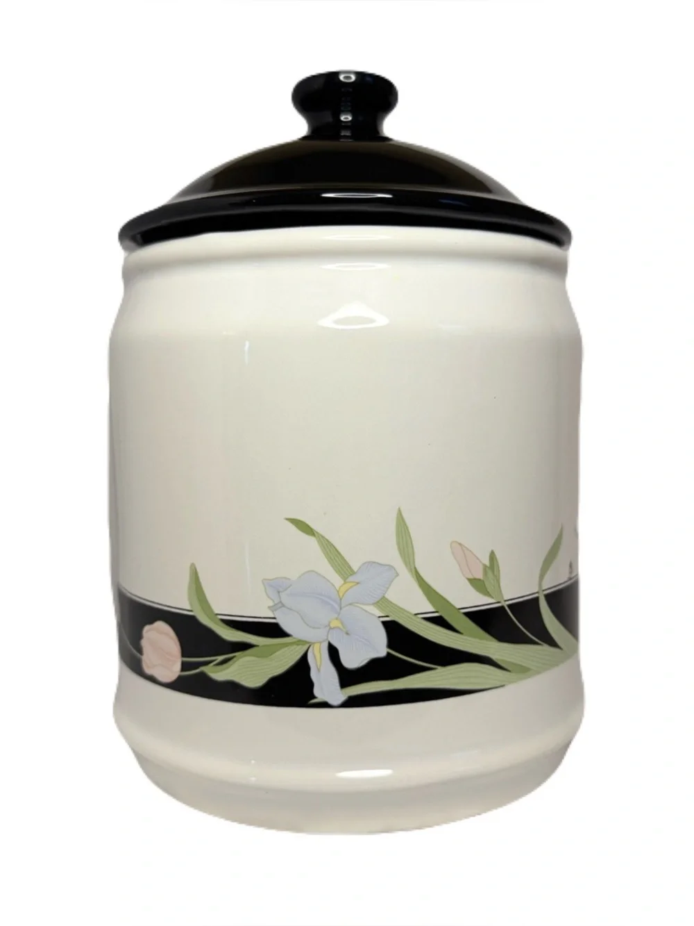 Fairfield by Vanessa Floral Patterned Canister W/ Lid 8”